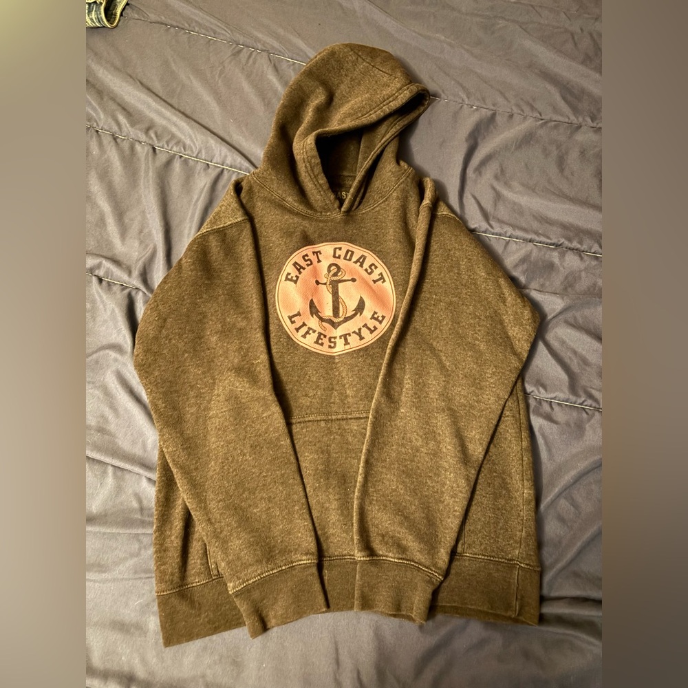 East Coast Lifestyle Gray Hoodie